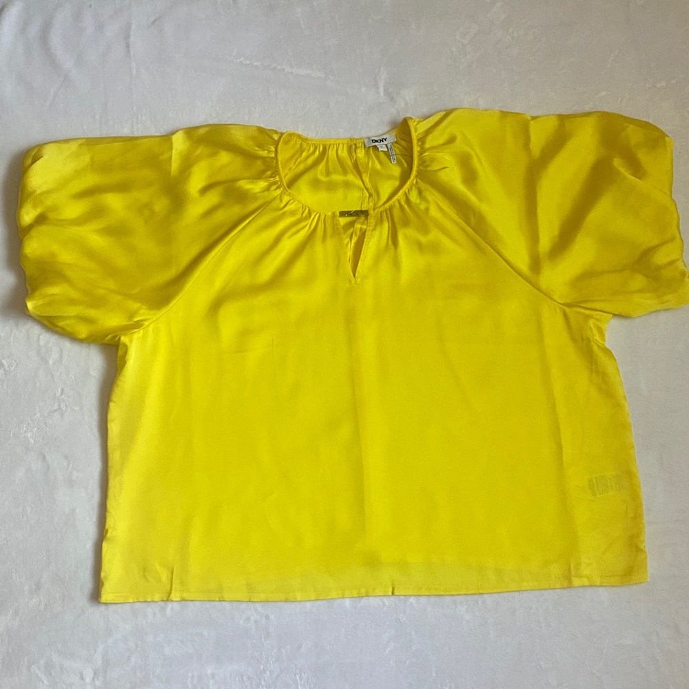 DKNY Sunlit Yellow Women's Blouse